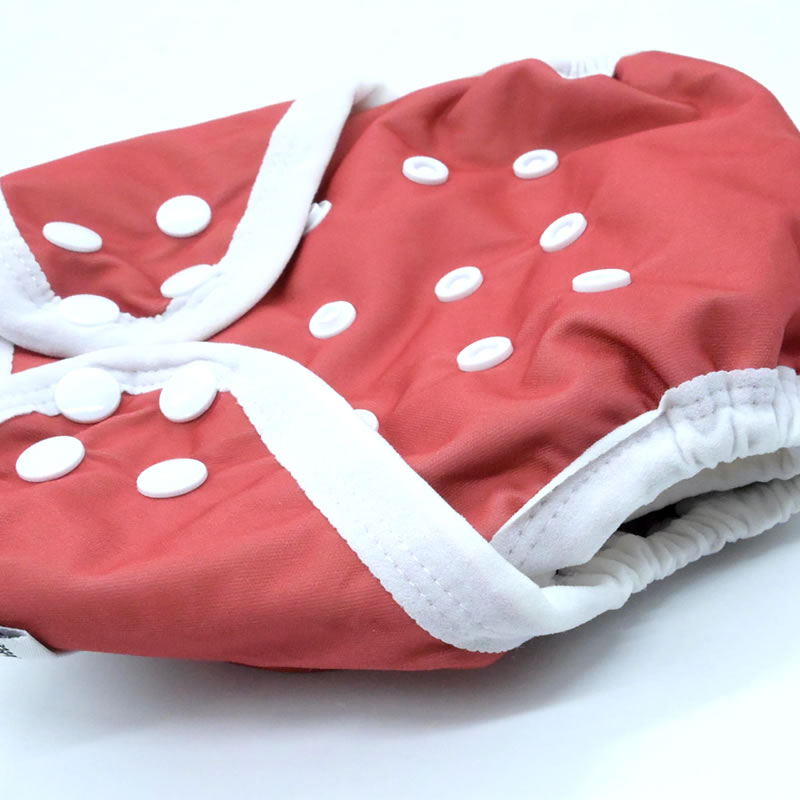 Couche lavable Te1 (Tout en Un) Bambou - Brique – Image 6