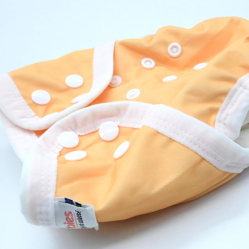 Couche lavable Te1 (Tout en Un) Bambou - Mandarine – Image 2