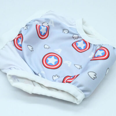 1 couche lavable Pull Up – couche qui s’enfile – Bleu Captaine