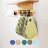 Papier toilette lavable - 5 Feuilles - Avec élastique d'accroche - Coloris au choix
