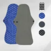 1 serviette hygiénique lavable (Gamme L) pour maternité, nuit - Mypads