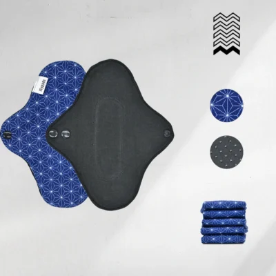 5 protège-slips lavables (Gamme XS)- Coton – Mypads
