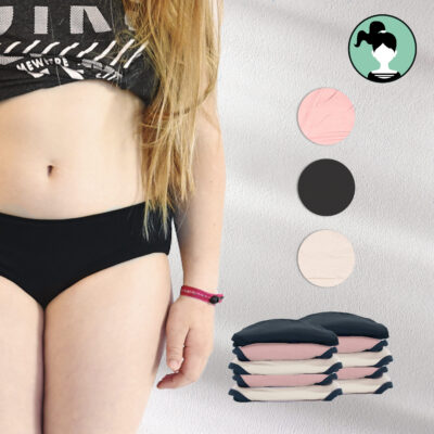 Pack 8 culottes menstruelles ADO au choix