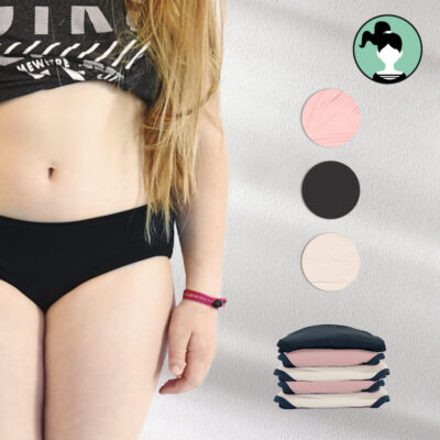 Pack 3 culottes menstruelles Ado au choix