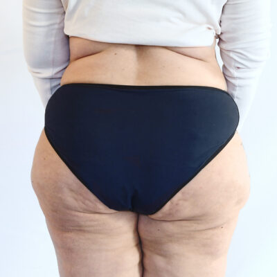 Culotte menstruelle avec agrafes Silvia – Flux moyen – Grande taille