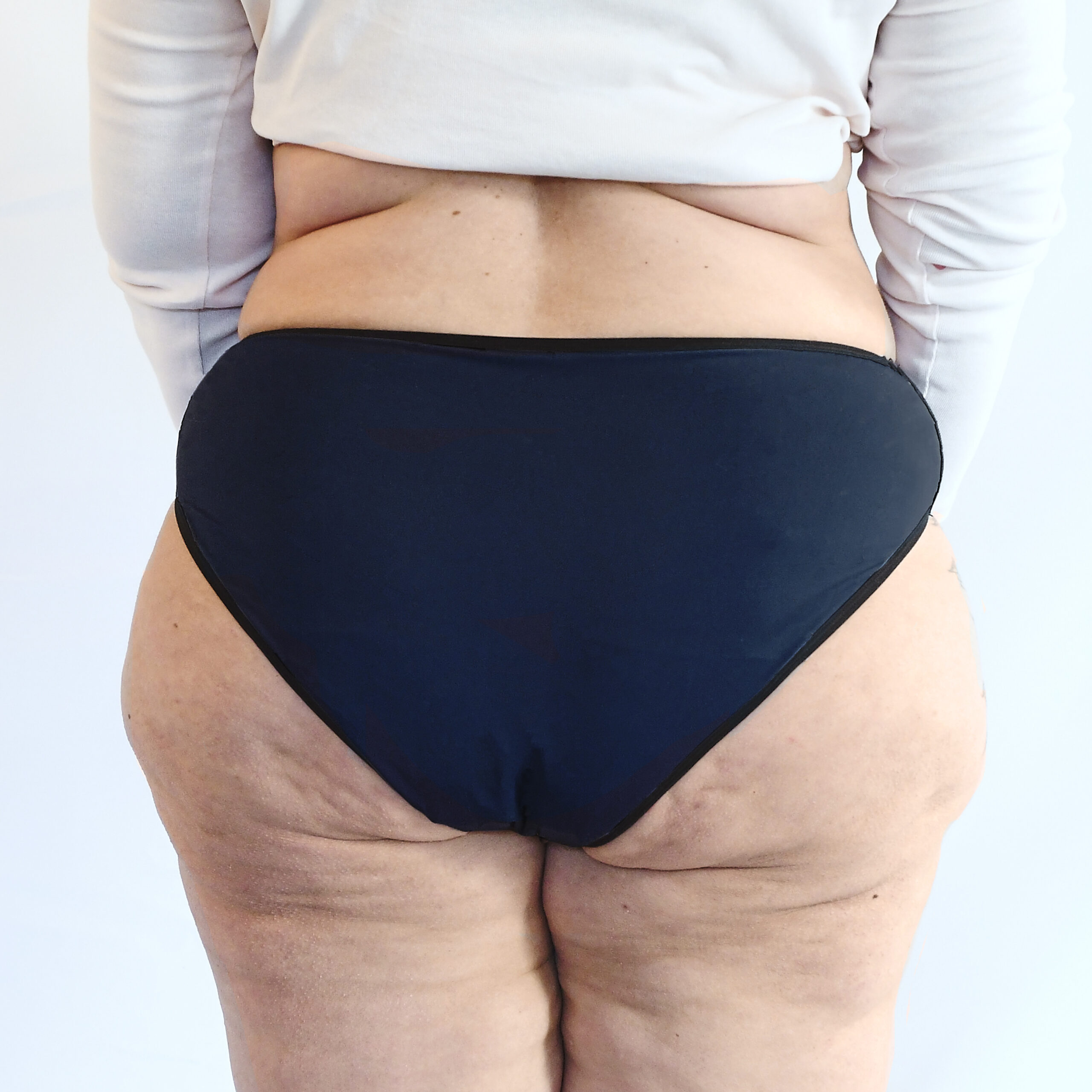 Culotte menstruelle avec agrafes Silvia – Flux moyen - Grande taille – Image 2