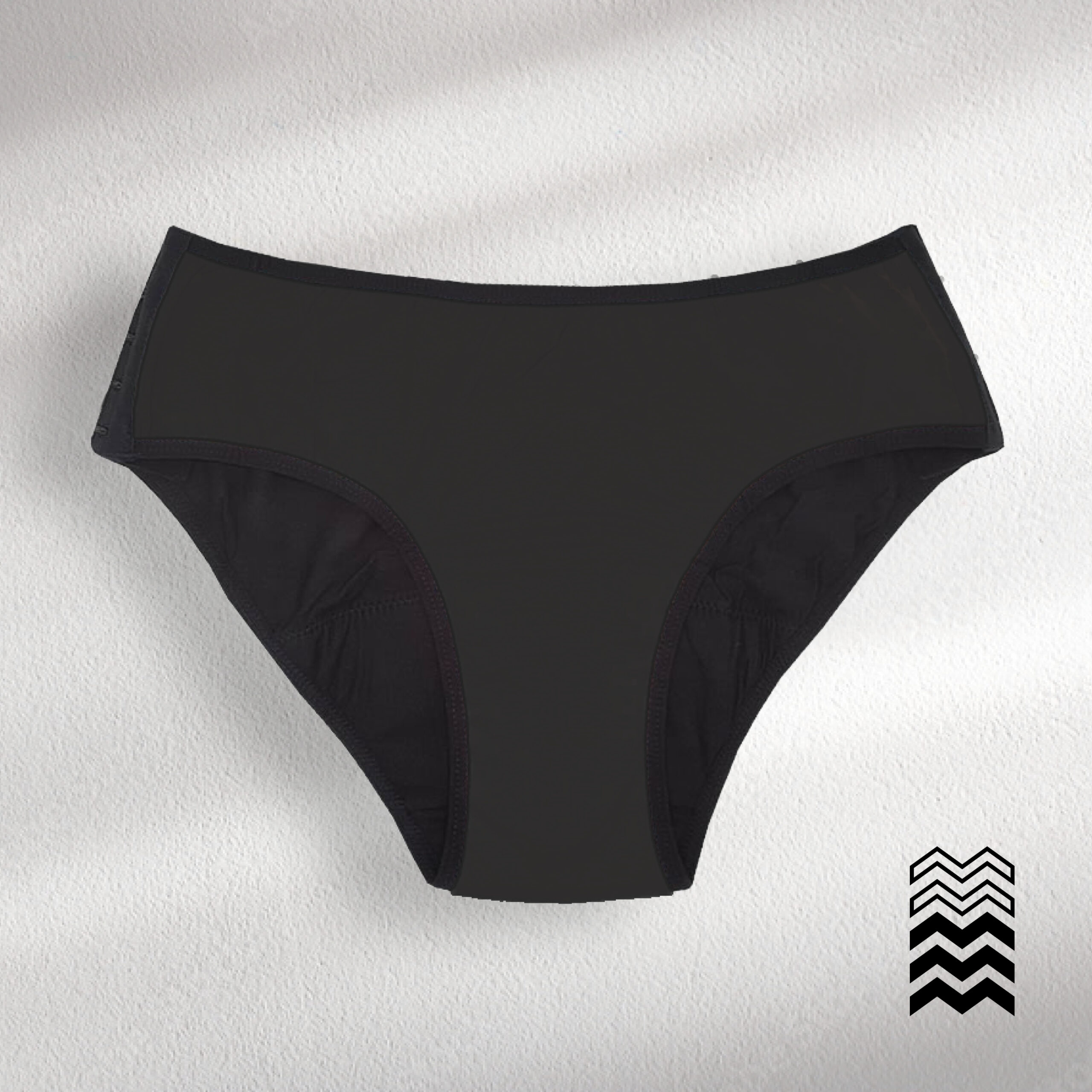 Culotte menstruelle avec agrafes Silvia – Flux moyen - Grande taille – Image 3