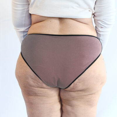 Culotte menstruelle avec agrafes Calista – Flux moyen – Grande taille