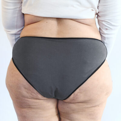 Culotte menstruelle avec agrafes Damia – Flux moyen – Grande Taille