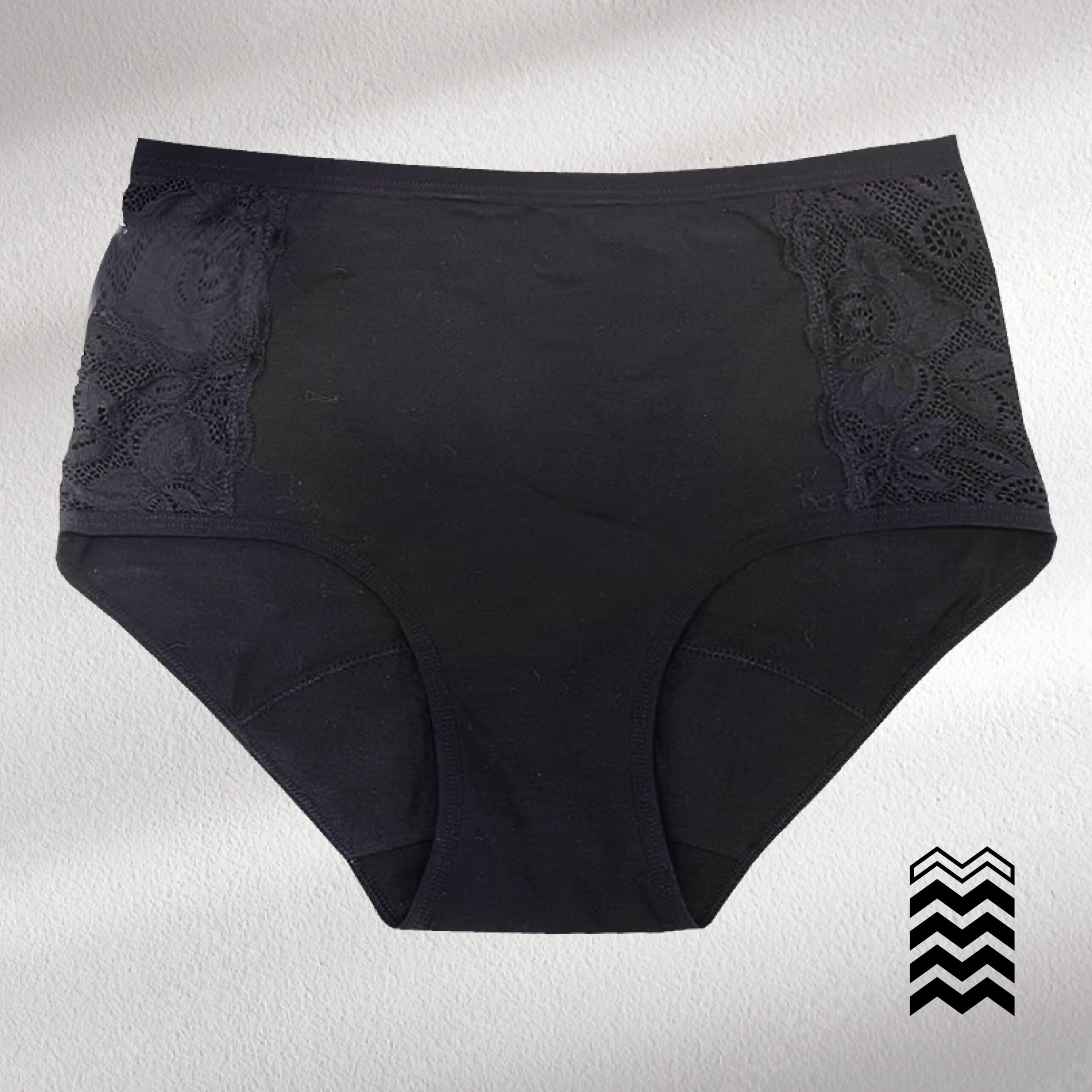 Culotte menstruelle taille haute Astrée - Flux fort - Grande Taille – Image 4