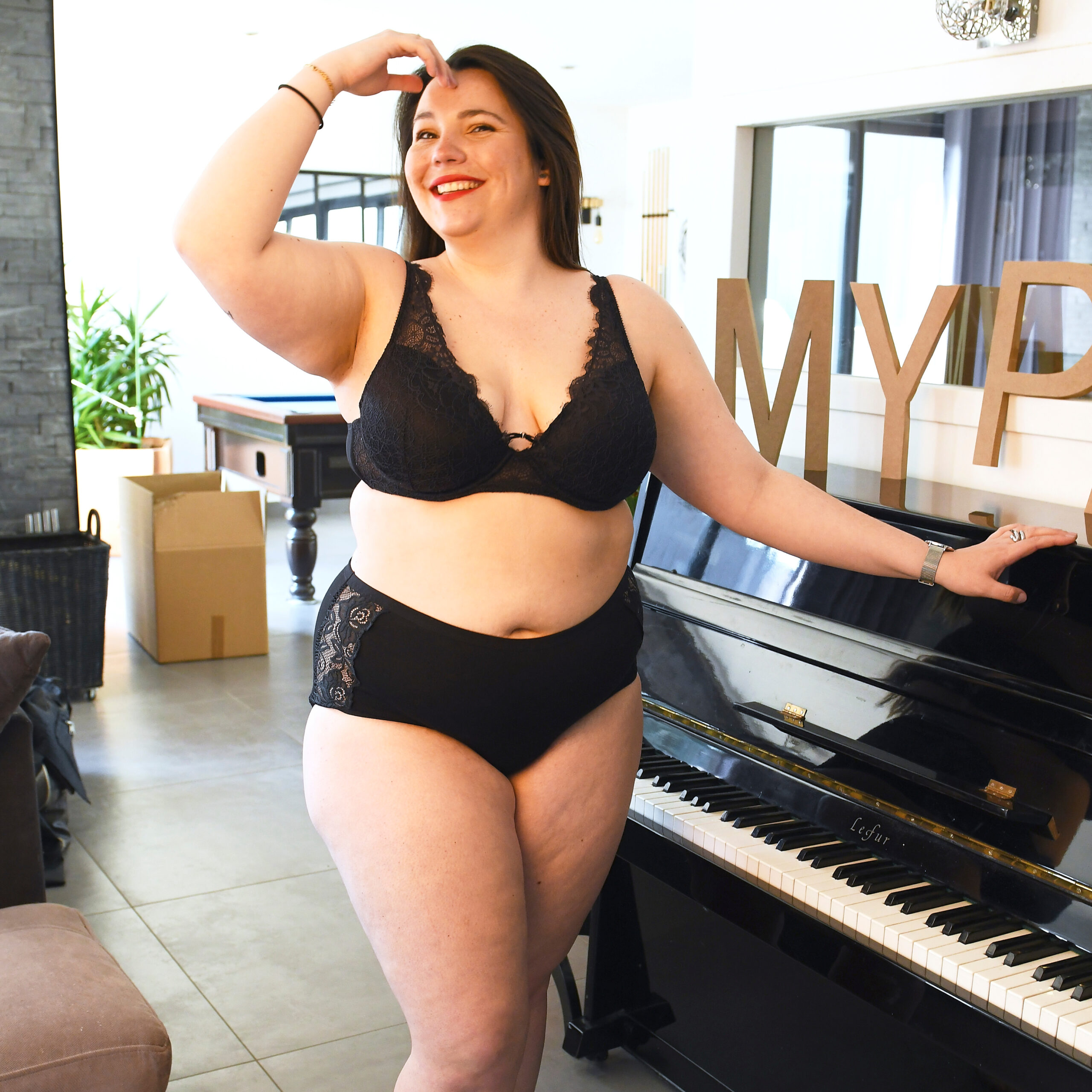 Culotte menstruelle taille haute Astrée - Flux fort - Grande Taille – Image 5