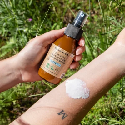 Crème solaire liquide SPF 50 – Comme Avant – ( A choisir )