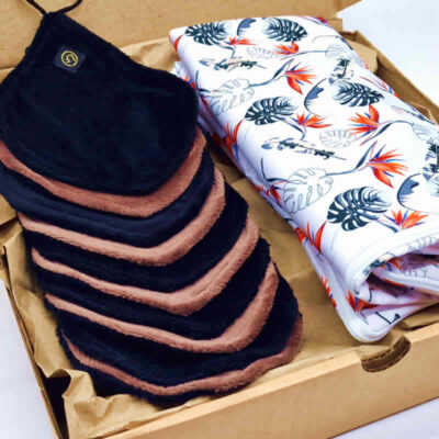 Kit découverte 11 pièces : Papier Toilette Lavable et Zéro Déchet 🌱