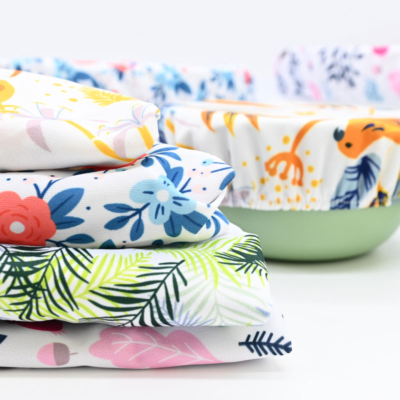Set de 10 Couvre plats Zéro Déchet - Charlottes tissu – Image 2