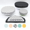 Set de 6 Couvre plats Zéro Déchet – Charlotte en tissu