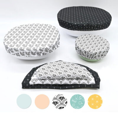 Set de 6 Couvre plats Zéro Déchet – Charlotte en tissu