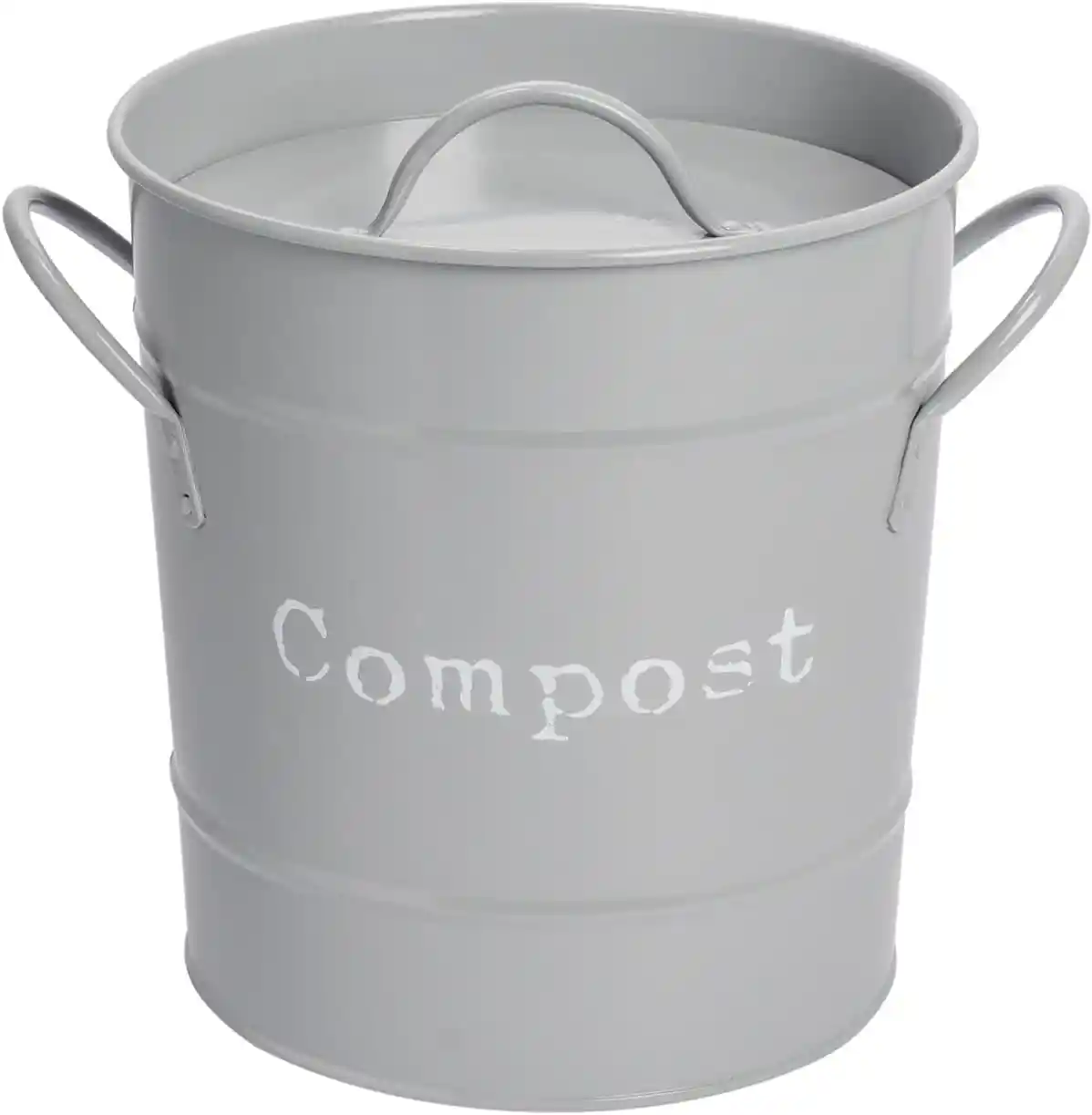 Seau à compost de cuisine 3,2L - Intérieur amovible - Grey – Image 2