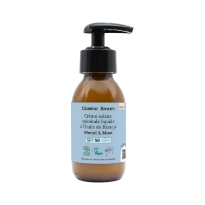 Crème solaire liquide SPF 50 – Comme Avant – ( A choisir )