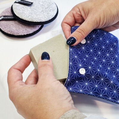 Kit 4 rangements savon pochette, déplacement voyage – coloris à choisir