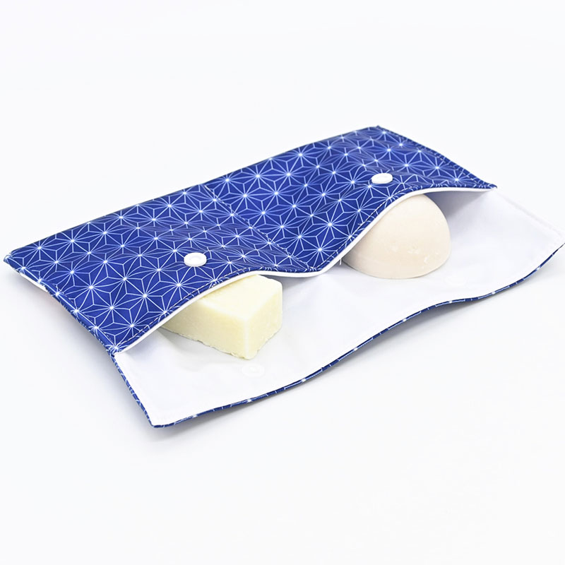 Pochette double compartiment savon, déplacement voyage - coloris à choisir – Image 3