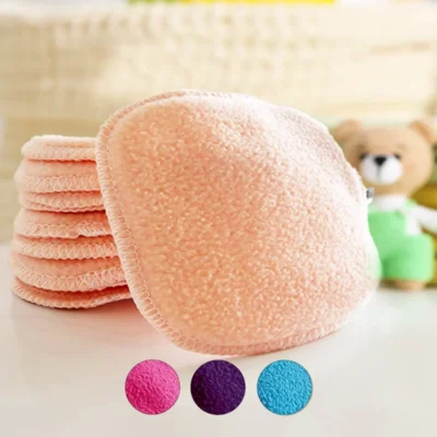 10 lingettes lavables bébé en bambou – Coloris au choix
