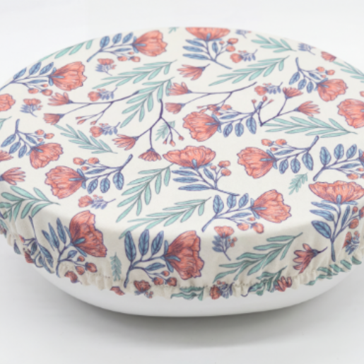 2 Couvre saladiers – Couvre plat en tissu 18 à 24 cm (M) – Image 14