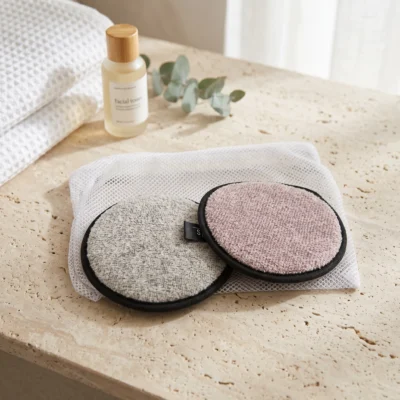 Kit 2 éponges démaquillantes (coloris aléatoire)+ 1 filet **Produit déclassé**