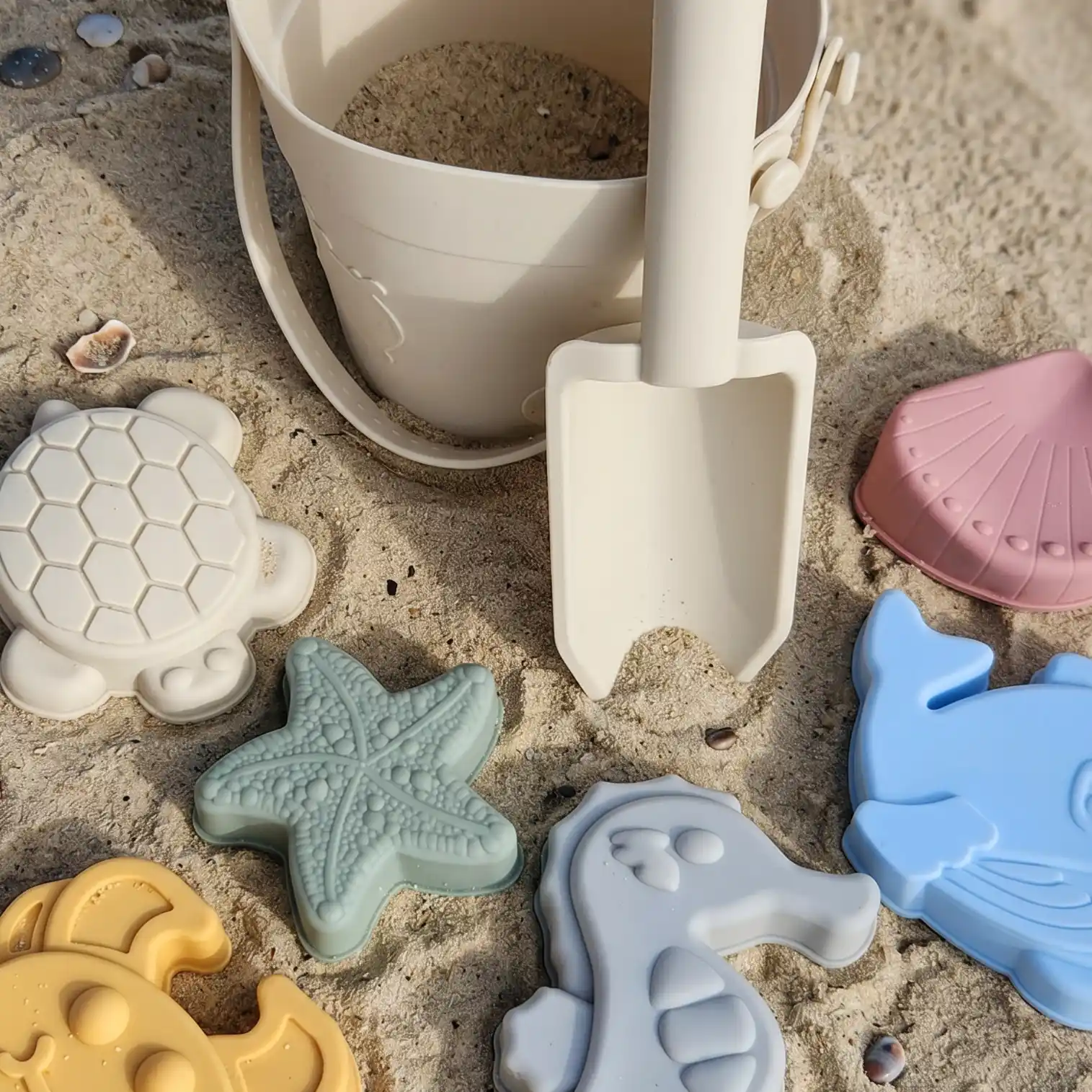 Ensemble 8 pièces jouet de plage en silicone souple – Image 3