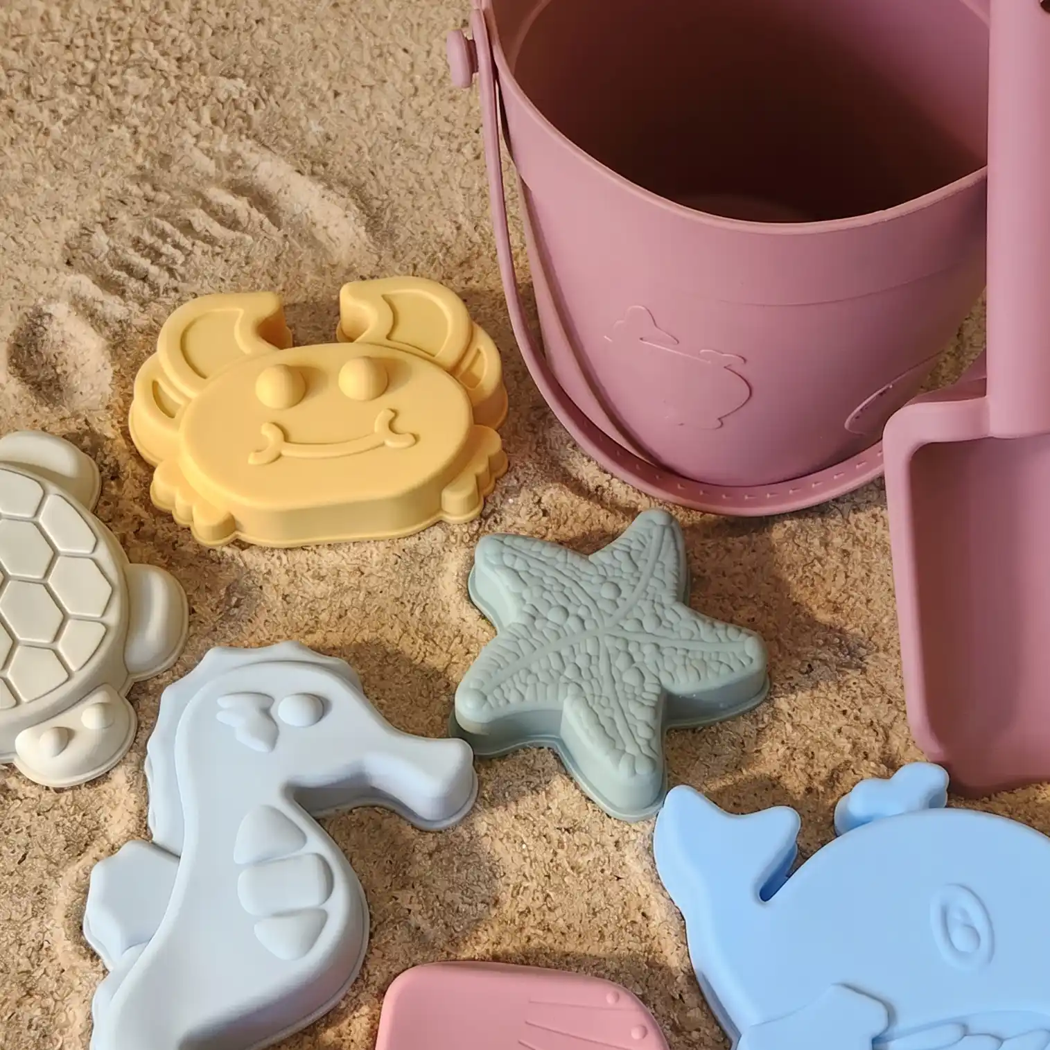Ensemble 8 pièces jouet de plage en silicone souple – Image 2
