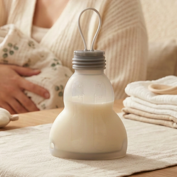 Poche silicone conservation lait maternel