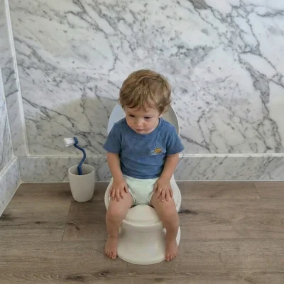 Routine apprentissage de la propreté (toilettes, culottes d&rsquo;apprentissage, papier toilette lavable)