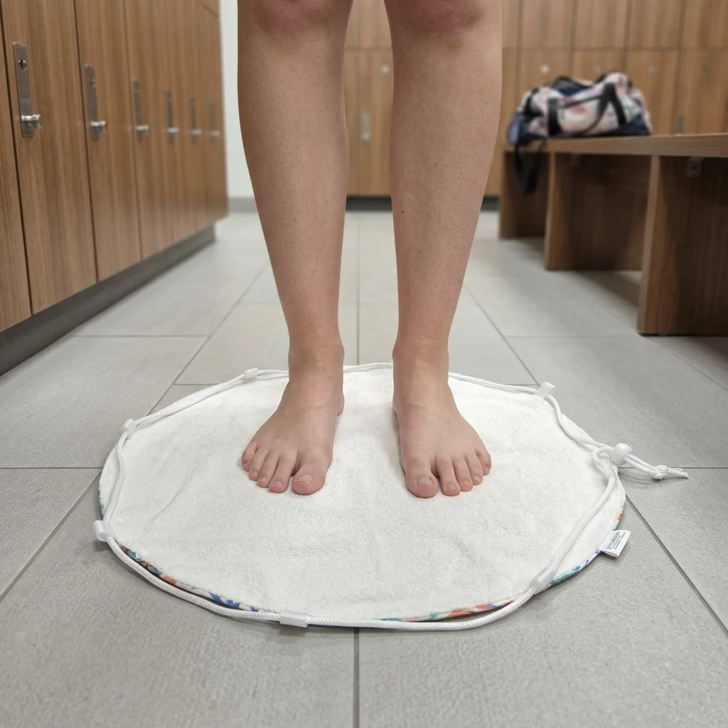 Tapis sac de change "Pédibag" : idéal piscine, sport, plage... - (A choisir) – Image 6
