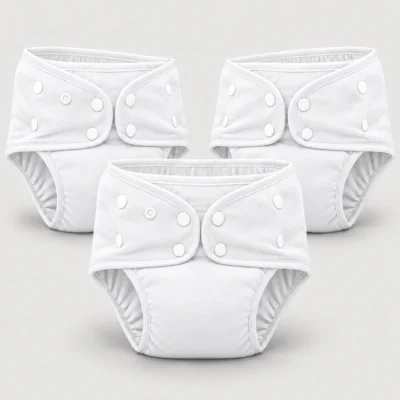 3 Couches lavables nuit, Ultra absorption renforcé – 10 à 25 Kg