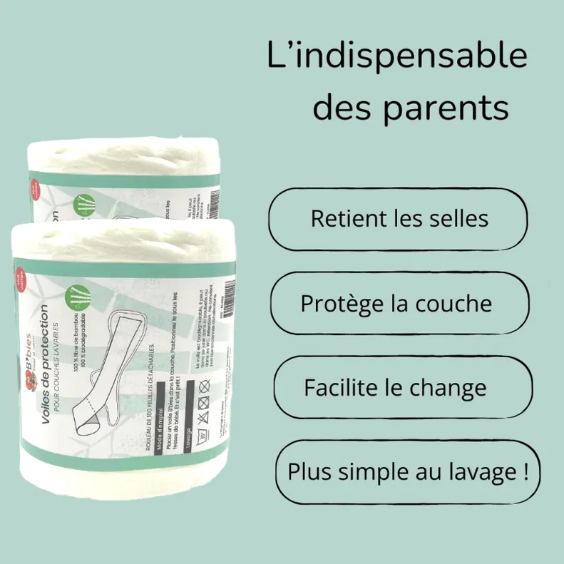 Pack découverte 3 couches lavables Tout en un (Te1) Bambou + accessoires – Image 12